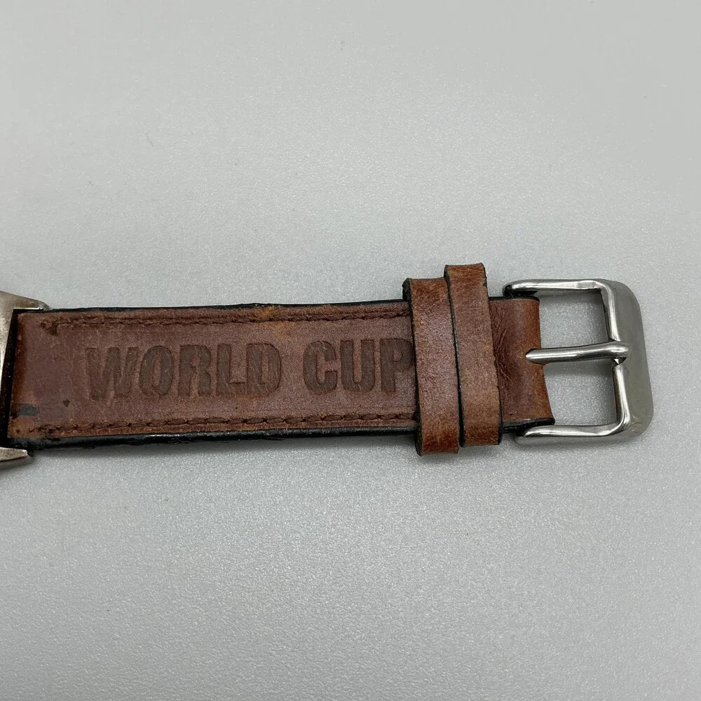 Vintage Troika FIFA World Cup USA 1994 Mens Watch 40mm Gold Dial New Battery